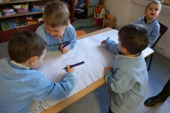 Les traits obliques en maternelle