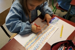 Les traits obliques en maternelle